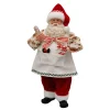 Outlet Christmas Forever SANTA STANDING 11″ BAKING RED/WHITE BAKER
