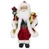 Hot Christmas Forever SANTA STANDING 24″ W/ GIFTS RED/GREEN/GOLD