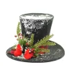 Discount Christmas Forever SNOWMAN TOP HAT 12″ W/ CARDINAL