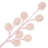 Sale Christmas Forever SPRAY BALL ICED 26″ BABY PINK GLITTER /SEQUINS