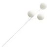 Best Christmas Forever SPRAY BALLS 28.5″ WHITE WOOL FABRIC