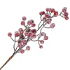 Hot Christmas Forever SPRAY BERRY 15″ RED W/ ICE GLITTER
