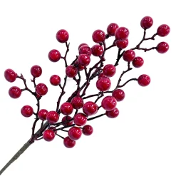 Clearance Christmas Forever SPRAY BERRY 16″ SHINY RED