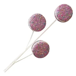 Hot Christmas Forever SPRAY CANDY 25″ MACAROONS PURPLE /MULTI COLOR SPRINKLES