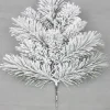 Christmas Forever SPRAY FLOCKED HARD NEED PINE 24″ 10T HEAVY FLOCKING