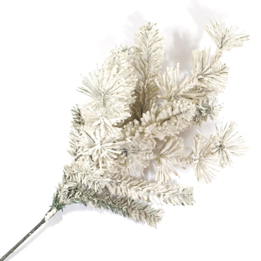 Christmas Forever SPRAY FLOCKED MIXED ALPINE 18″ 14 TIPS