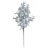 Christmas Forever SPRAY FROSTED MISTLETOE 28″ W/ WHITE BERRY