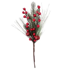 Online Christmas Forever SPRAY GRN PINE 14″ RED BERRY & LONG NEEDLE