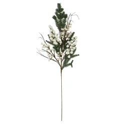 Hot Christmas Forever SPRAY GRN PINE 30″ WHITE BERRY W/ MIXED PINE