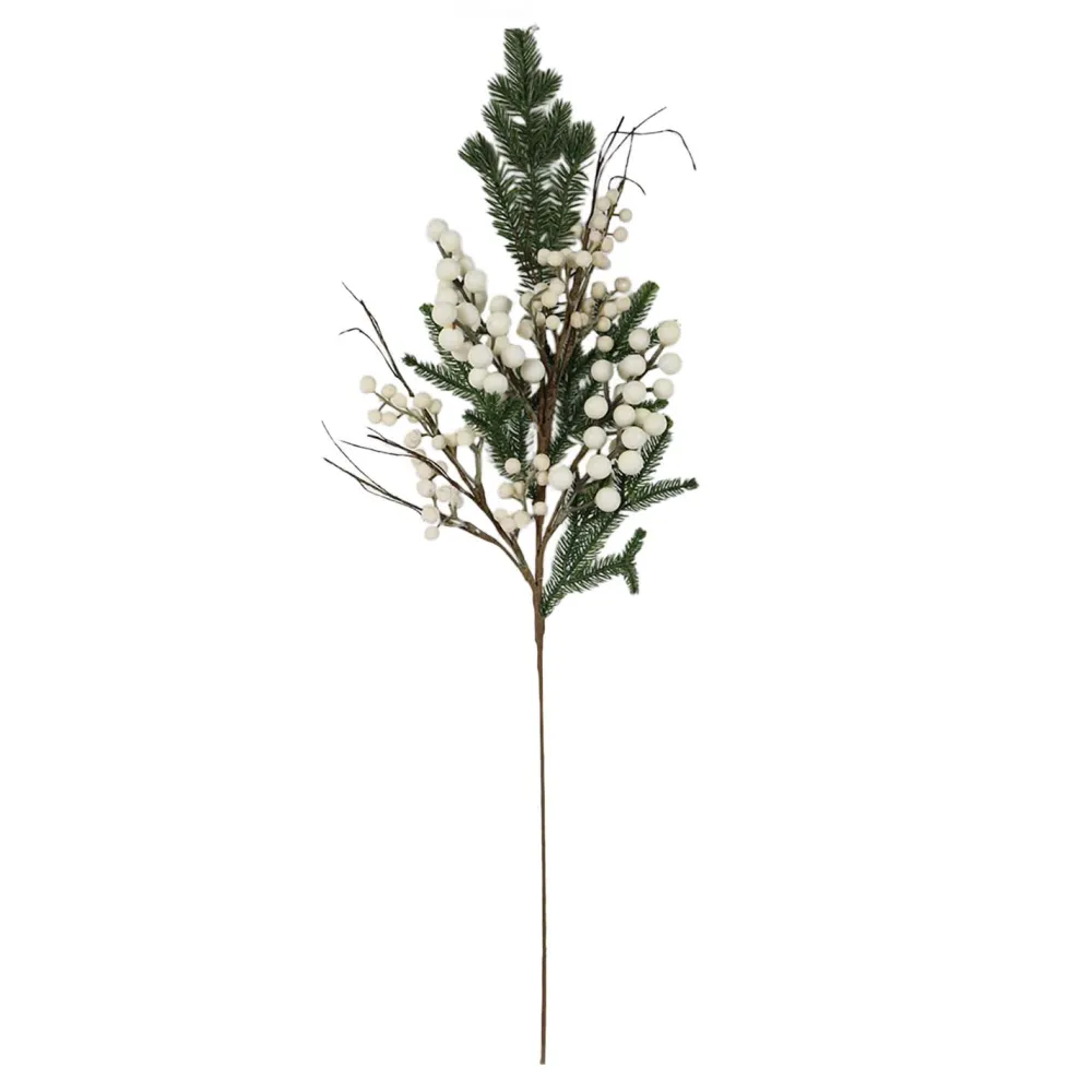 Hot Christmas Forever SPRAY GRN PINE 30″ WHITE BERRY W/ MIXED PINE