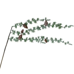 Best Christmas Forever SPRAY HANGING PINE FROSTED 33.5″ W/ PINE CONE