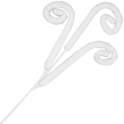 New Christmas Forever SPRAY KNITTED CURL 34″ X 3 WHITE