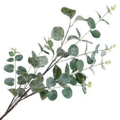 Online Christmas Forever SPRAY LEAVES EUCALYPTUS 37.5″ FROSTED