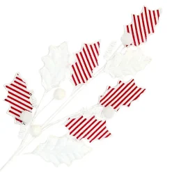 Sale Christmas Forever SPRAY LEAVES LONG 22.5″ CHAMPAGNE METALLIC ELONGATED LEAVES
