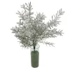 Best Christmas Forever SPRAY PINE FLOCKED 12″ NEEDLE PINE GREEN