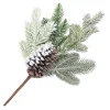 Hot Christmas Forever SPRAY PINE FLOCKED 16″ PE PINE W/ CONE