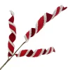 Outlet Christmas Forever SPRAY SWIRL VELVET 31.5″ RED W/LACE TRIM