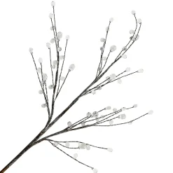 Discount Christmas Forever SPRAY TWIG /CRYSTALS 26″ CLEAR BEADS