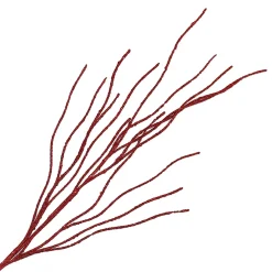 Sale Christmas Forever SPRAY TWIGS BEADED 29.5″ RED GLITTER | FOAM