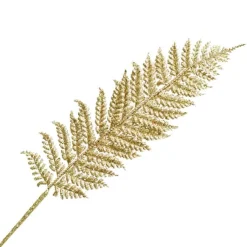 Sale Christmas Forever STEM FERN FANCY 32″ CHAMPAGNE GLITTER