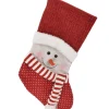 Online Christmas Forever STOCKING 19″ RED /WHITE W/PLUSH SNOWMAN R