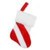 Discount Christmas Forever STOCKING MINI 6″ RED/WHITE VELVET & FLEECE W/ FAUX FUR CUFF