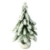 Clearance Christmas Forever TREE FLOCKED ALPINE 8″ W/ WOODEN BASE