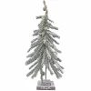 Discount Christmas Forever TREE FLOCKED PVC ALPINE 25″ W/ PINE CONES & BASE