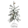 Discount Christmas Forever TREE FLOCKED PVC ALPINE 20″ W/ PINE CONES & BASE
