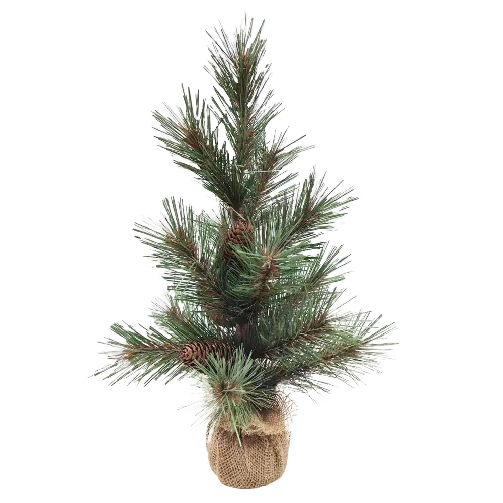 Sale Christmas Forever TREE NAT./ BERRY HARD NEEDLE PINE 16″ FROSTED W/ RED BERRIES