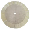 New Christmas Forever TREE SKIRT 48″ BROWN/IVORY