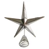 Christmas Forever TREE TOP STAR 11″ MIRROR CHAMPAGNE GOLD W/ GLITTER