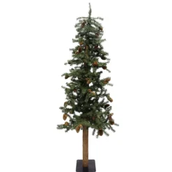 Hot Christmas Forever TREE VIENNA ALPINE 5′ 505T W/ PINE CONES