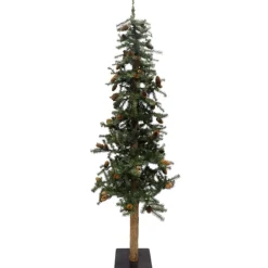 Outlet Christmas Forever TREE VIENNA ALPINE 6′ 657T W/ PINE CONES