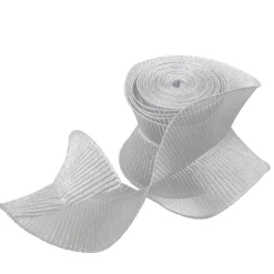 Online Christmas Forever WIRED CRINKLE RIBBON 4.7″ X 5YDS SILVER