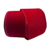 Clearance Christmas Forever WIRED RIBBON 2.5″x10 YDS. BURGUNDY VELVET