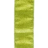 Clearance Christmas Forever WIRED RIBBON 2.5″X10 YDS GREEN GLTR LOOK
