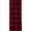 Clearance Christmas Forever WIRED RIBBON 2.5″X10 YDS RED/ BLACK SMALL CHECK