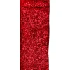 New Christmas Forever WIRED RIBBON 2.5″x10 YDS. RED W/ GLITTER