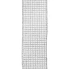 Clearance Christmas Forever WIRED RIBBON 2.5″X10 YDS SILVER GLITTER ON WHITE NET