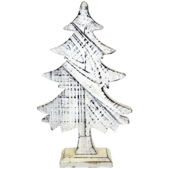 Christmas Forever WOODEN TREE BIRCH LOOK 15″