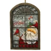 Clearance Christmas Forever WOODEN WALL DECOR 8″X12″ SANTA IN WINDOW