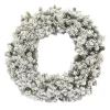 Hot Christmas Forever WREATH FLOCKED MIXED NEEDLE PINE 48″ X 340 TIPS HEAVY FLOCKING