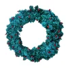 Best Christmas Forever WREATH NAT. PVC PINE 24″ 200 TIPS W/ RED BERRIES